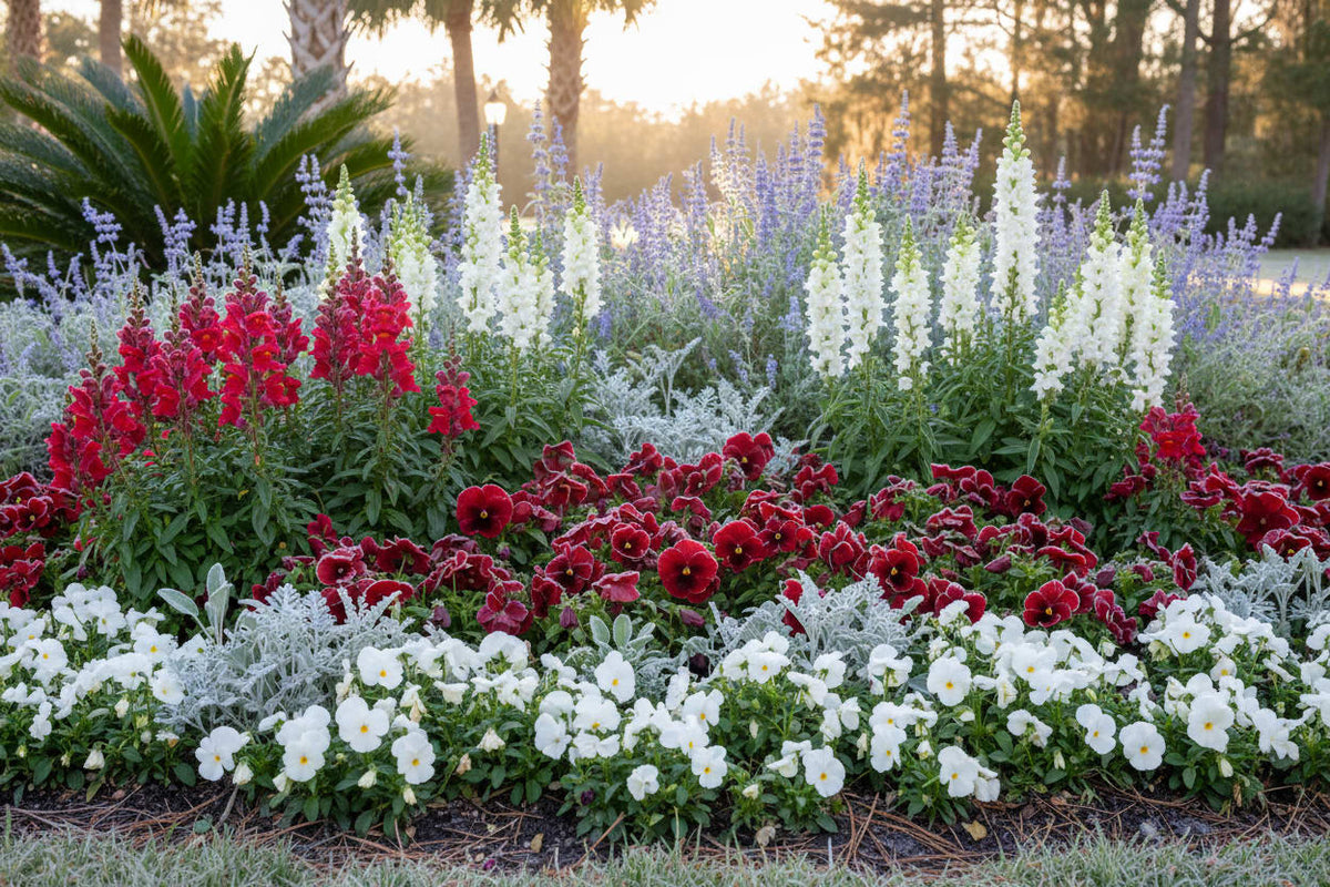 Winter Wonders: Red, White, and Silver Plants