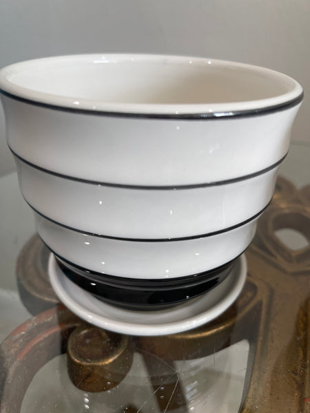 4” white pots